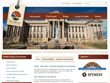 Tablet Screenshot of county.pueblo.org